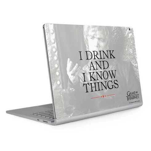 Game of Thrones: Tyrion Lannister Quote Surface Book 2 15in Skin